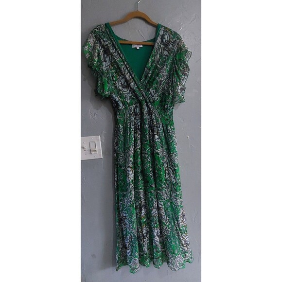 Le Ragarre Dresses & Skirts - Le Ragarre Dress Women's L,made In Italy, Floral, Viscose, Silk Material,...